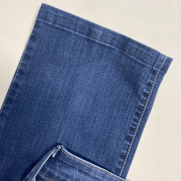 NYDJ Marilyn Straight High Rise Straight Leg Dark Wash Lift Tuck Denim Jeans - Picture 6 of 16